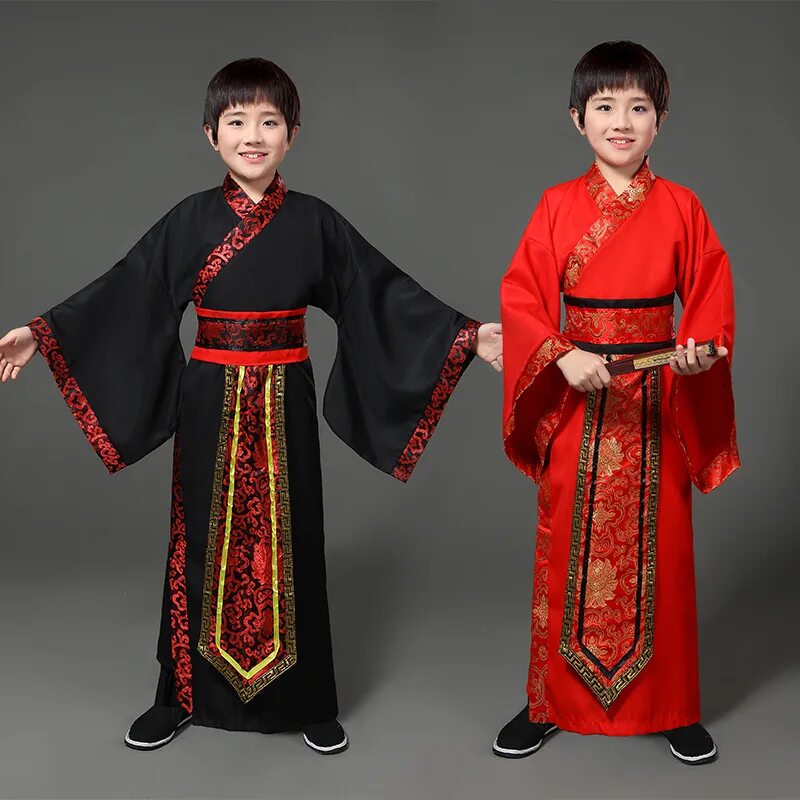 Китайский народный костюм фото и описание Boys Traditional Ancient Chinese Costume Chinese Traditional Tang Hanfu Dress Ch