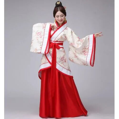 Китайский народный костюм фото и описание Women Chinese Hanfu Cosplay Costume Ancient Fairy Clothes Stage Dance Dress eBay