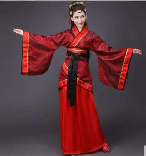 Китайский народный костюм фото и описание Traditional Ancient Chinese Costume Woman Tang Dynasty Dress Fairy Hanfu Cosplay