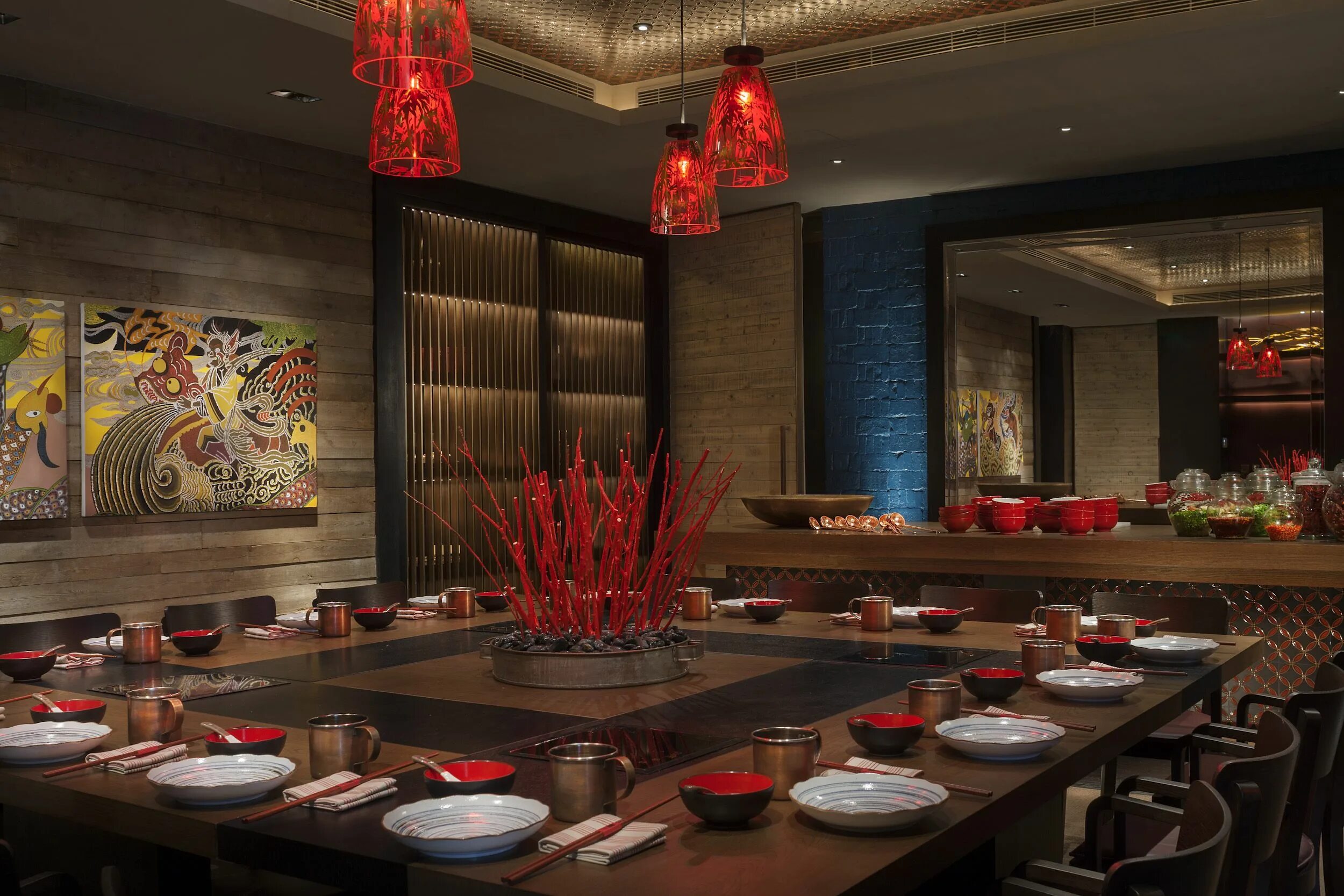 Китайский ресторан фото Luxury Hotel China Beijing Luxury Hotel Gallery Rosewood Modern restaurant, Beij