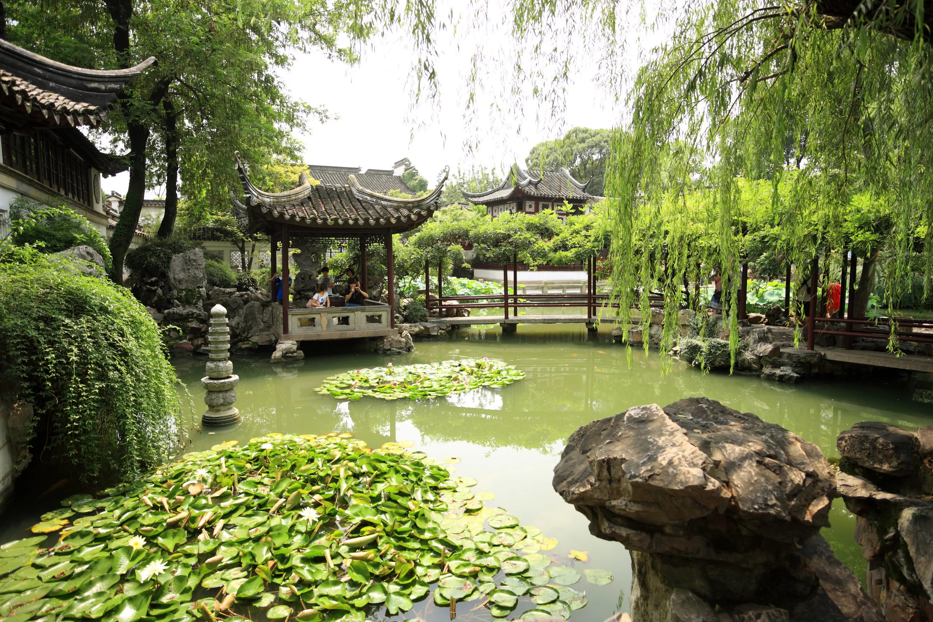 Китайский сад фото Yun Free Stock Photos : No. 15444 Lingering Garden pond China / Suzhou