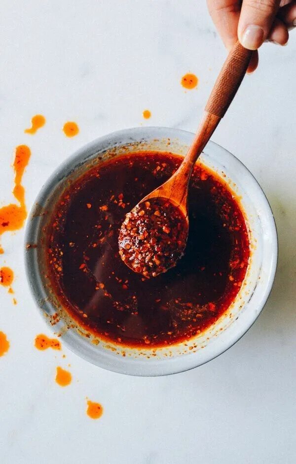 Китайский соус фото Really Cool Asian-Inspired-Food. #AsianFood #AsianDishes Chili oil, Flavorful re