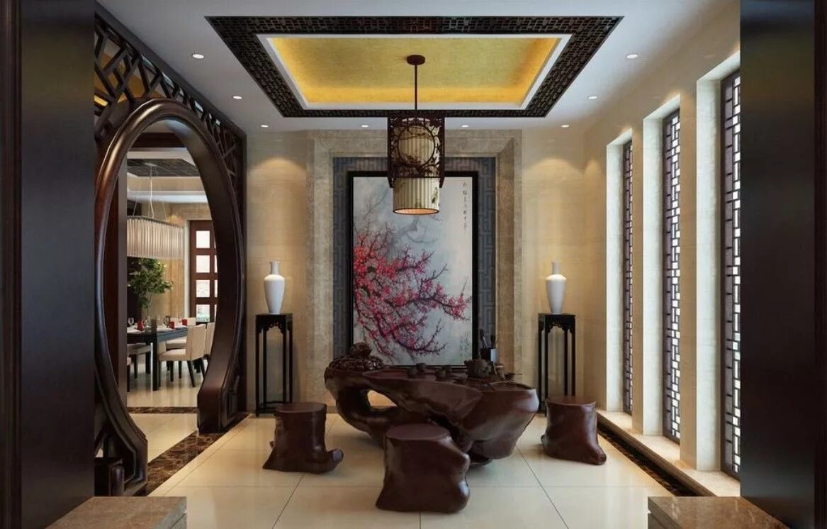 Китайский стиль в дизайне интерьера Интерьер в китайском стиле Asian interior design, Chinese style interior, Small 