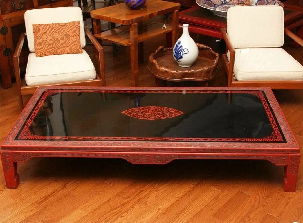 Китайский стол фото 20 Best Collection of Low Japanese Style Coffee Tables