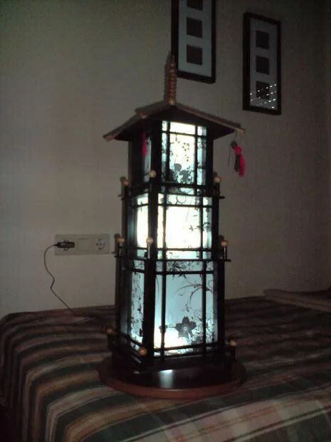 Китайский светильник своими руками JAPANESE LAMP Japanese lamps, Japanese lamp, Lamp