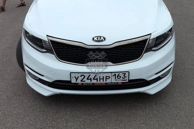 Кия рио бампера тюнинг Клыки на передний бампер KIA Rio 3 рестайлинг. Купить клыки на передний бампер k