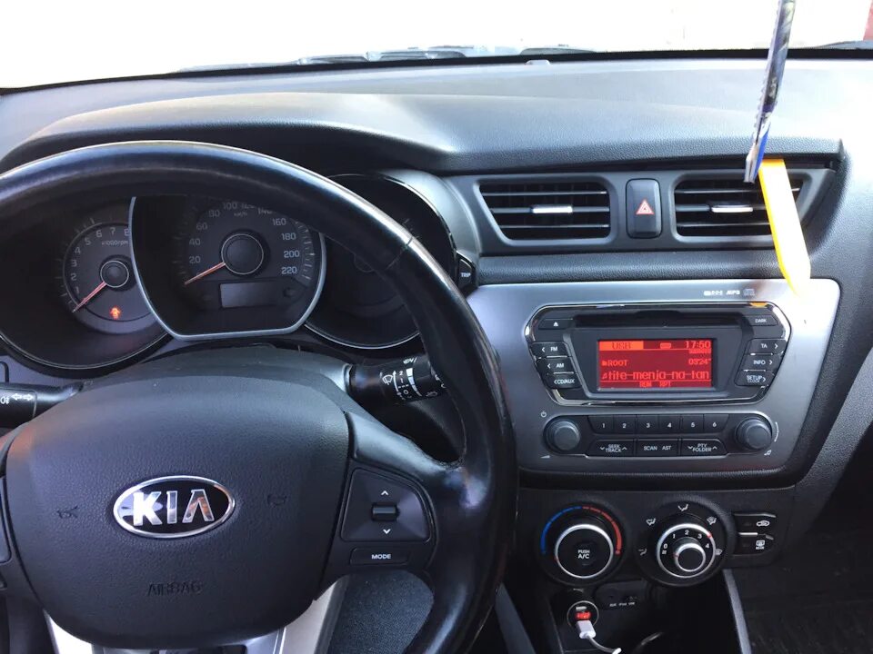 Кия рио панель фото Комбинация приборов QB Supervision - KIA Rio (3G), 1,6 л, 2014 года своими рукам