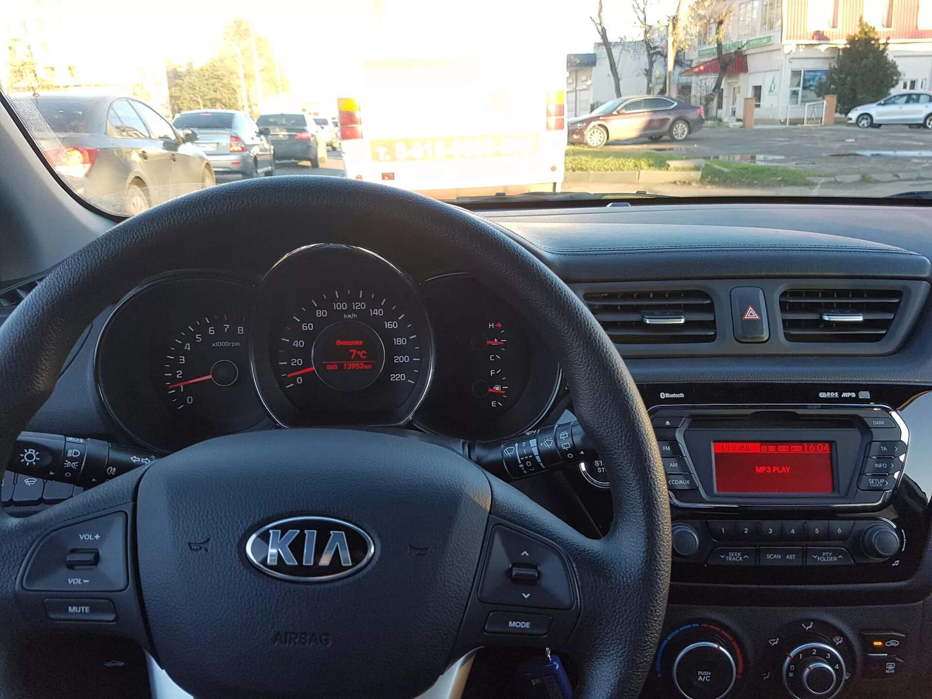 Кия рио панель фото Панель приборов supervision - KIA Rio 5-door (3G), 1,4 л, 2014 года стайлинг DRI
