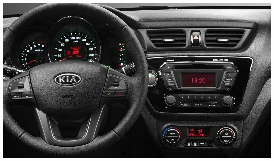 Кия рио панель фото Штатная магнитола для KIA Rio 2011-2017 (QB) - Roximo RD-2314F на Android 10, 8-