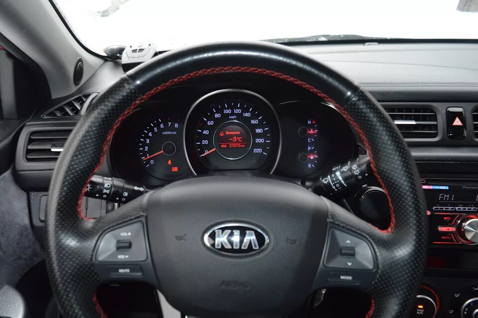 Кия рио панель фото 63. Приборная панель Super Vision + реостат - KIA Rio 5-door (3G), 1,4 л, 2014 г