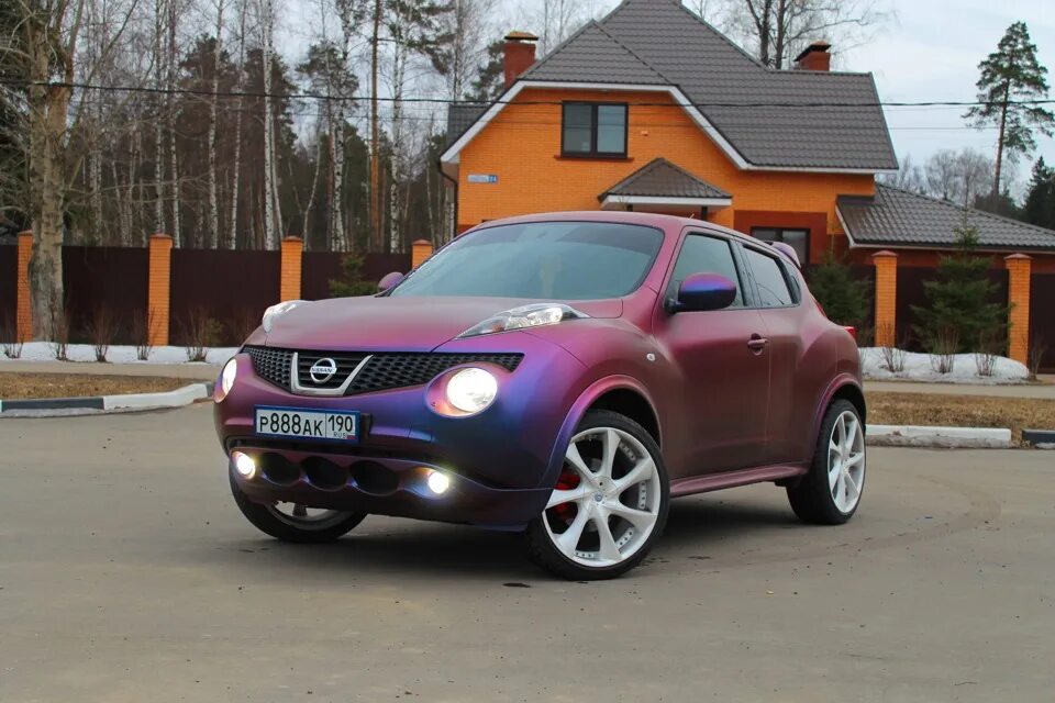 Кия жук фото Немного фото в новом цвете! - Nissan Juke (1G), 1,6 л, 2013 года фотография DRIV