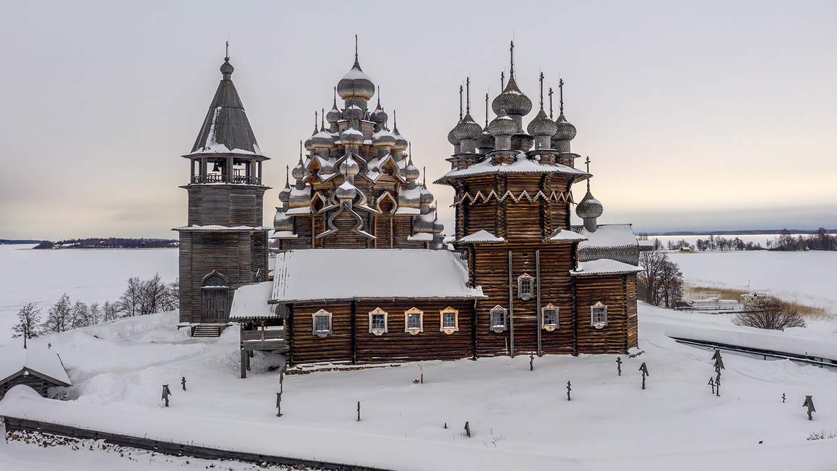 Кижи зимой фото "Кижский ангел": как финский летчик спас уникальные памятники деревянного зодчес