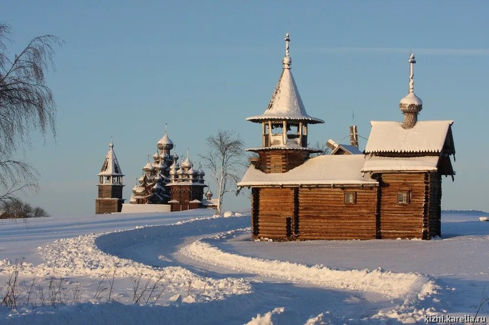 Кижи зимой фото Музей "Кижи" и Горный парк "Рускеала" подписали соглашение о сотрудничестве Прес