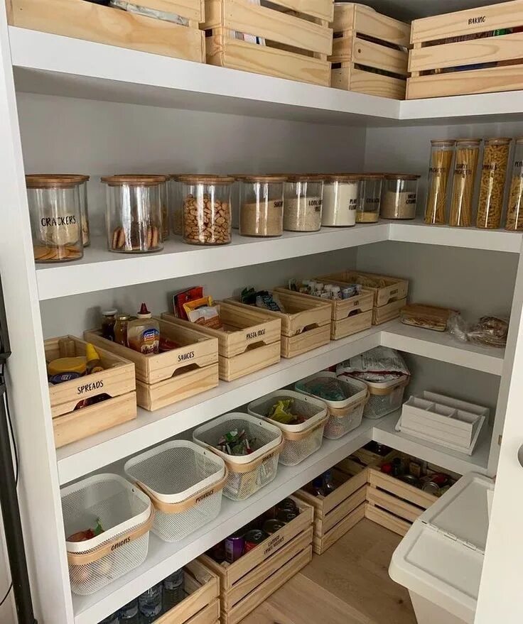 Кладовая в частном доме варианты 7 Easy Tips for Organizing Your Pantry Pantry room, Kitchen organization pantry,