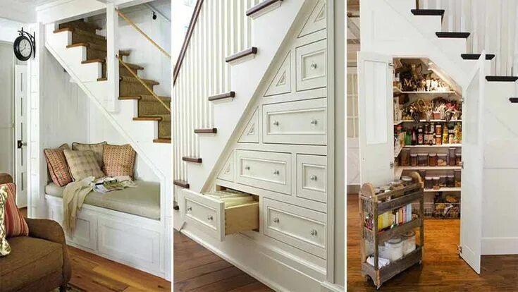 Кладовка под лестницей в частном доме фото 13 Brilliant Under Stairs Storage Ideas Хранение под лестницей, Место под лестни