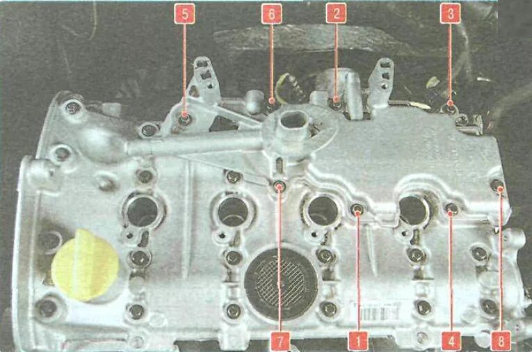 Клапанная крышка к4м порядок затяжки Очистка системы вентиляции картера Renault Duster - Dustershop77