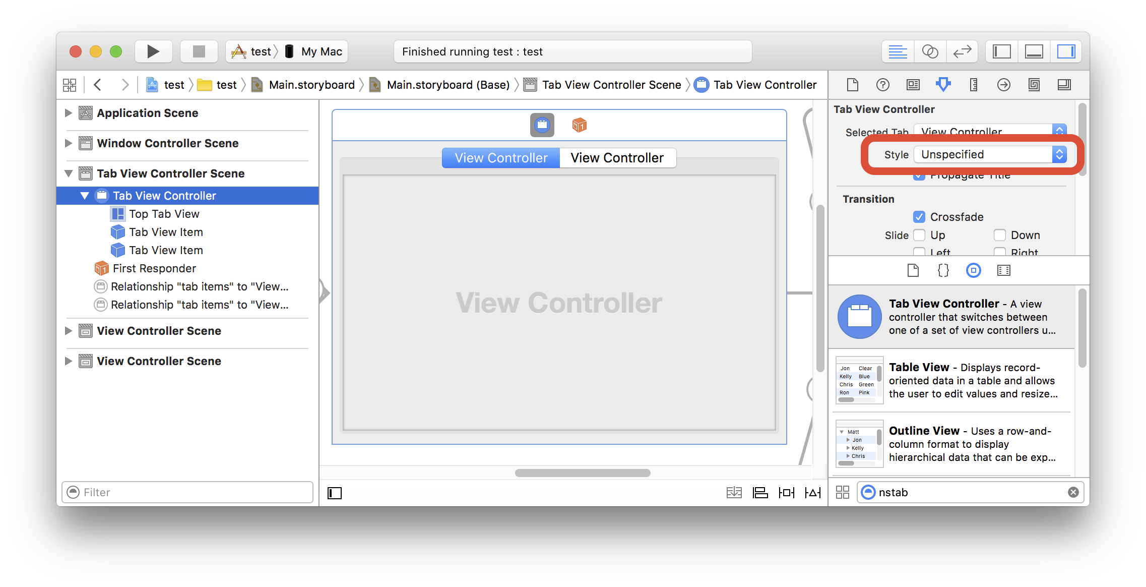 Класс 22 фото macos - Hide tab bar in NSTabViewController in storyboard - Stack Overflow