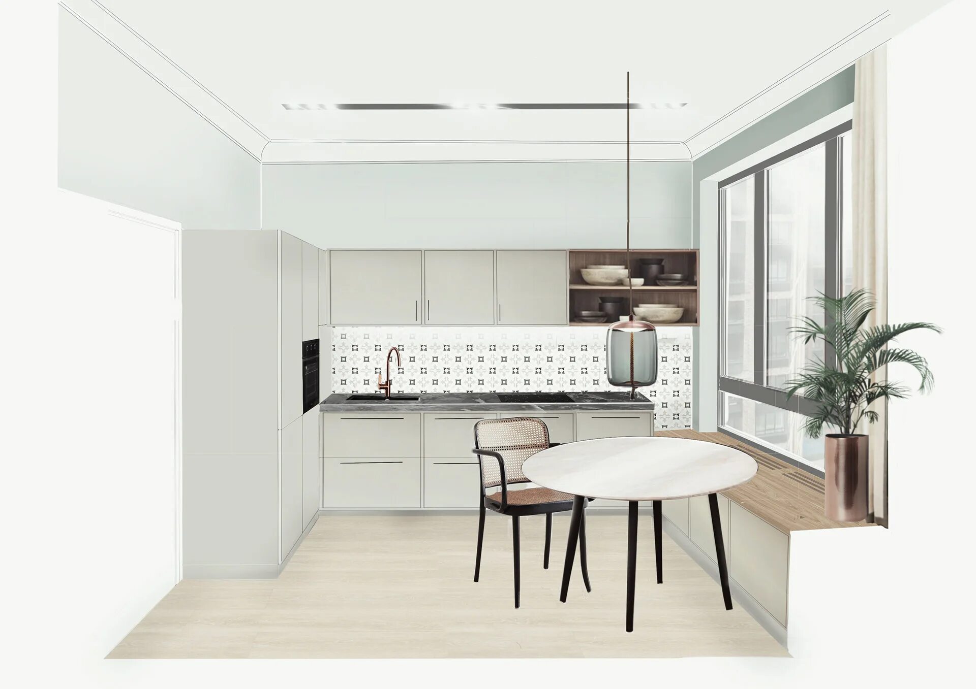 Класс дизайну интерьера Flat for young couple Moscow sq. m 56 on Behance