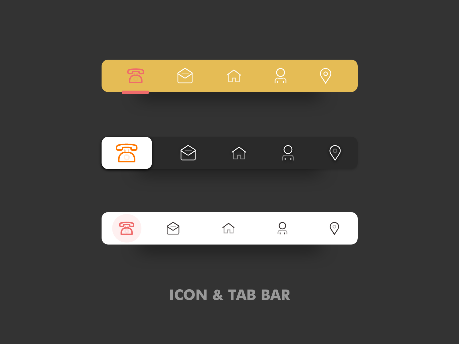 Класс фото программа Tab Bar & Icon Design Ui kit by Sabeel Shaikh on Dribbble