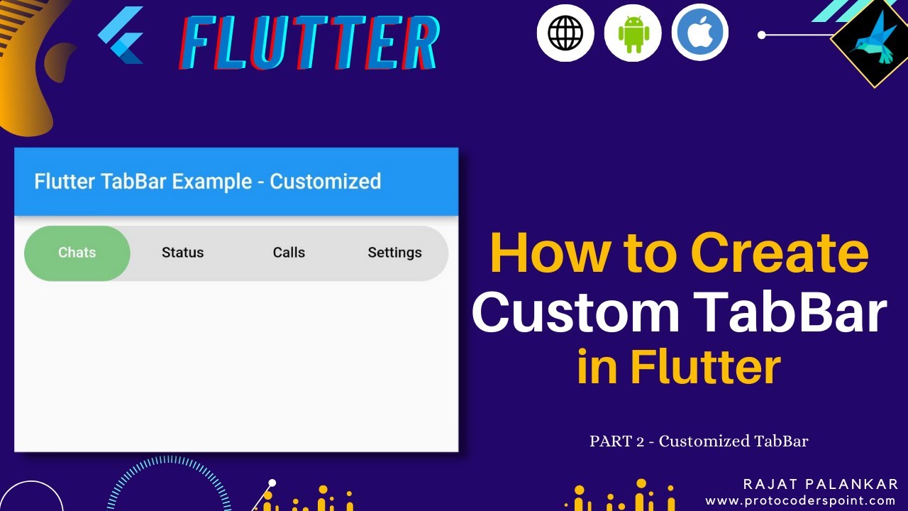 Класс фото программа How to create custom TabBar in flutter - part 2 - YouTube
