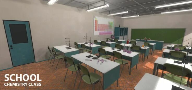 Класс химии фото Chemistry Class - School #Sponsored , #Ad, #Class# Chemistry# School# Interior C