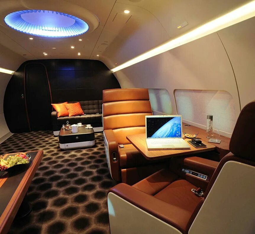 Класс самолета фото Look Inside a Private Jet Designed by Marc Newson - Core77 Aircraft interiors, P