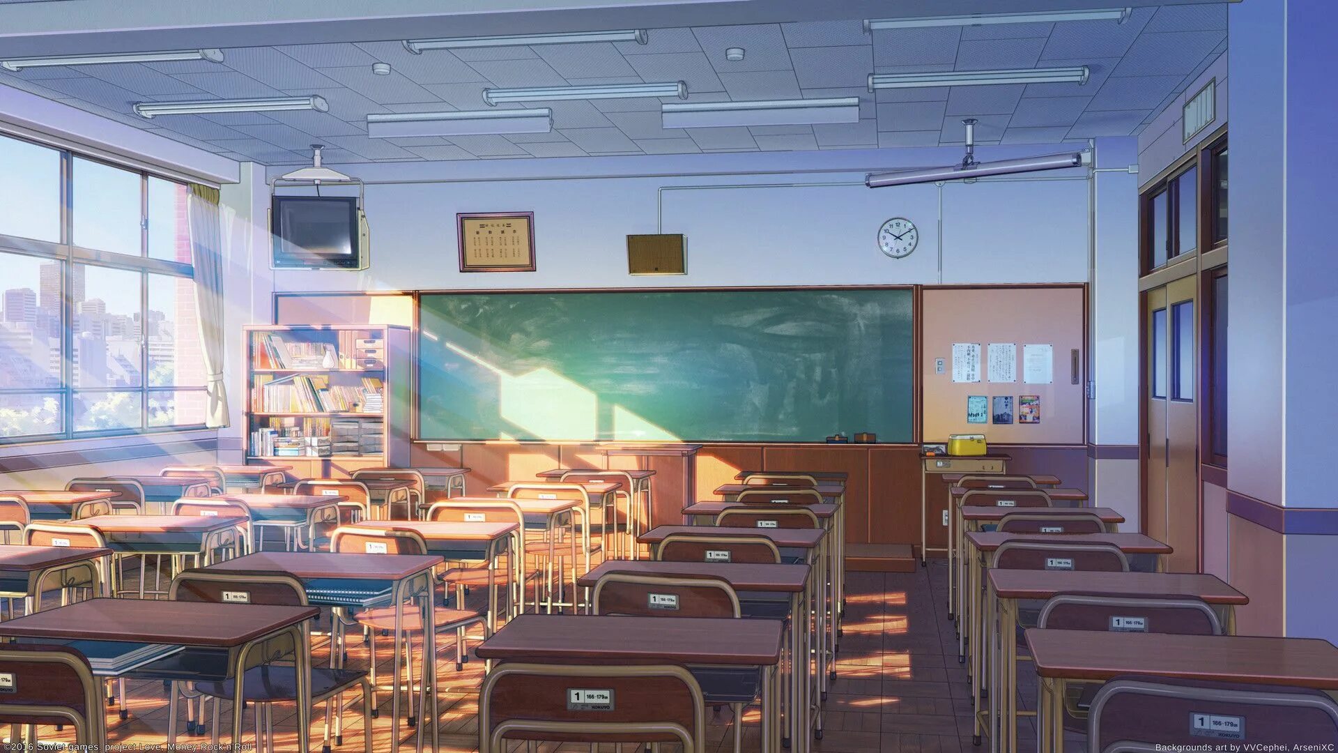 Класс внутри фото ArtStation - Classroom, Arseniy Chebynkin Anime classroom, Episode interactive b