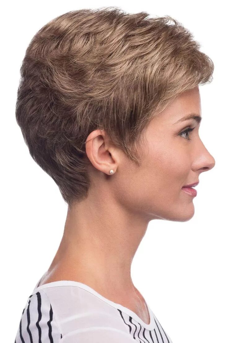 Классическая короткая стрижка Petite Kate Synthetic Wig (Traditional Cap) Very short hair, Short hair styles, 