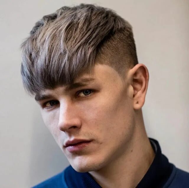 Классическая мужская стрижка с челкой Cortes de pelo hombre Fringe hairstyles, Hairstyles with bangs, Haircuts for men