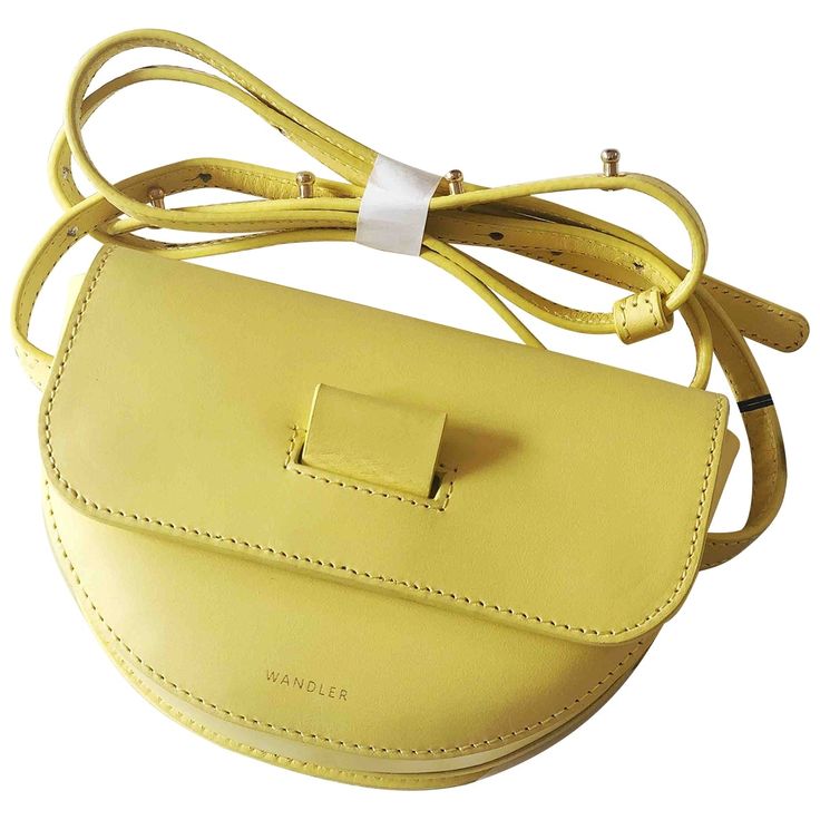 Классическая сумочка Brand new with tag. Light yellow Wandler bag. Can be wore as a belt bag, cross b