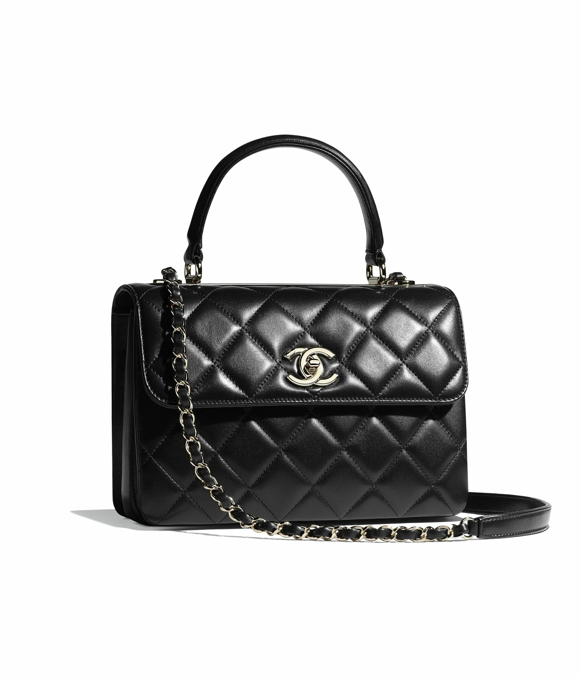 Классическая сумочка CHANEL МОДА - Classics - Сумка с жесткой ручкой - Ссылка: A92236 Y60767 94305 - 