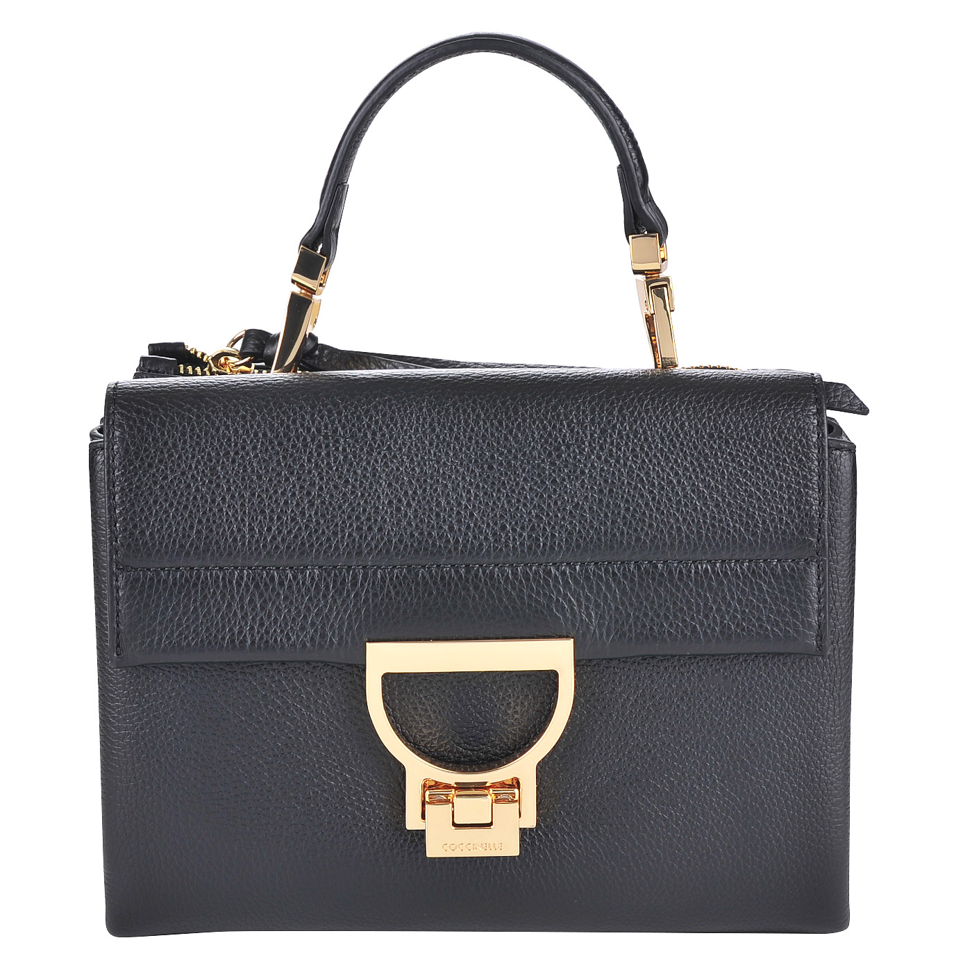Классическая сумочка Женская кожаная сумка Coccinelle Minibag YV3 15 B7 01_nero - 2000557645226 черны