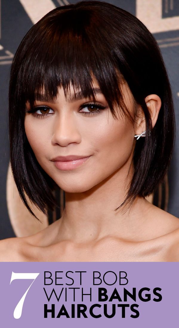 Классические челки фото Stunning Bob Hairstyles with Bangs