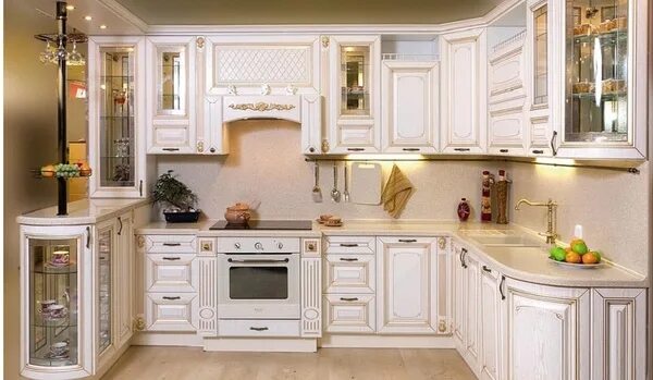 Классические кухни фото Кухни из массива на заказ - купить кухню из массива от производителя низкие цены