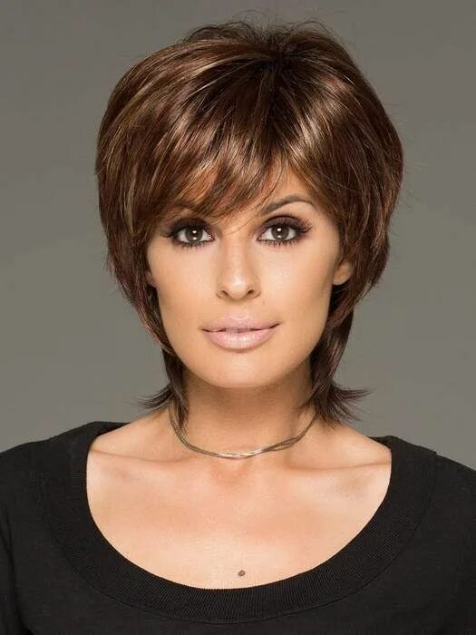 Классические женские стрижки на средние волосы Millie by Noriko Short Wig Short hair styles, Short hair cuts, Short hairstyles 