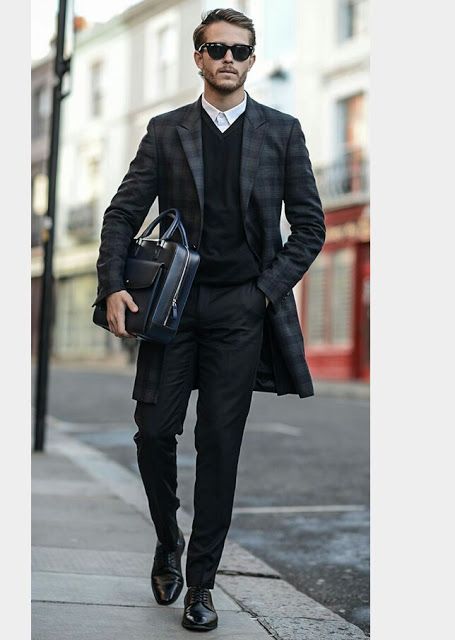 Классический черный мужской стиль Dress Me: Men's Styles Mens business casual outfits, Business casual men, Mens w