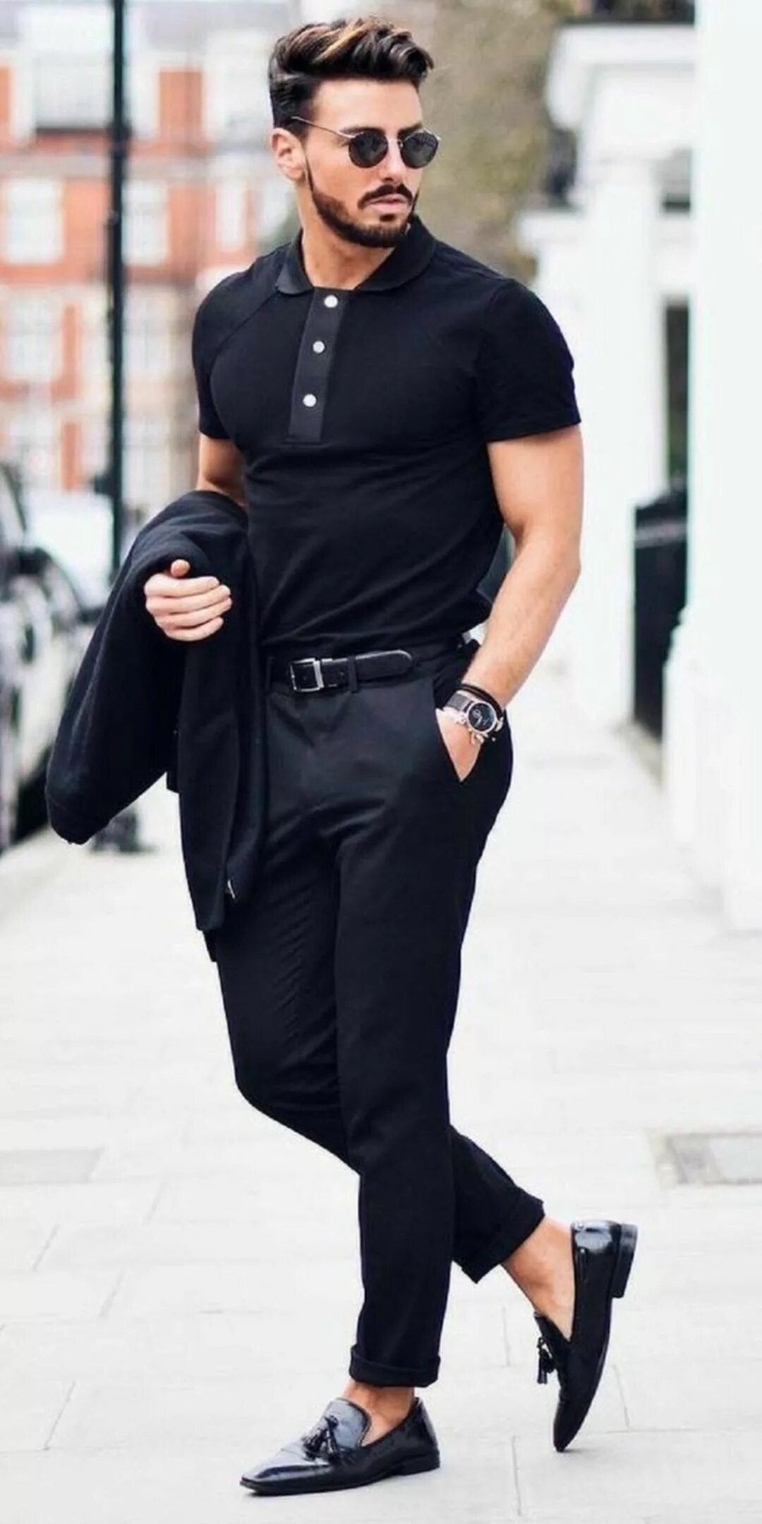 Классический черный мужской стиль 10 Top Men's Style for Men to Look Totally Gentle Black outfit men, Mens fashion