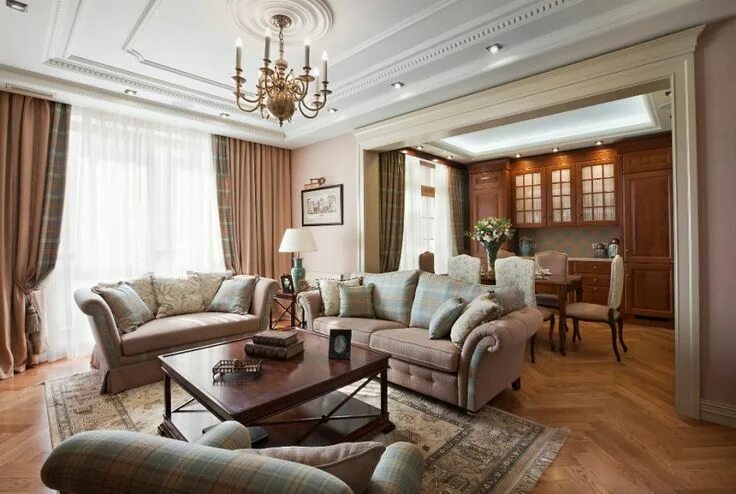 Классический дизайн интерьера квартир фото Living room decor elegant, English interior design, Diy interior decor