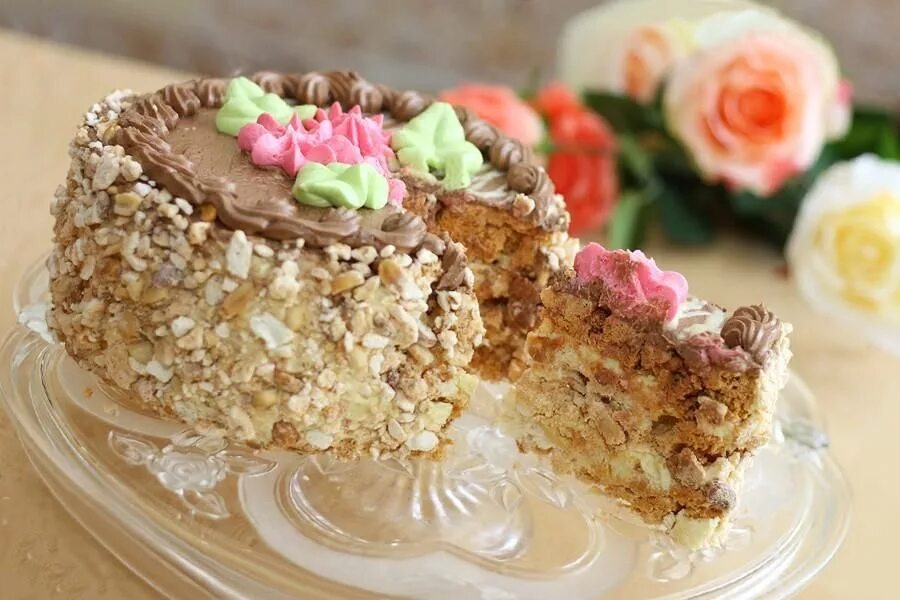 Классический киевский торт фото Классический Киевский торт рецепт с фото Ricetta Torte alimentari, Torte delizio