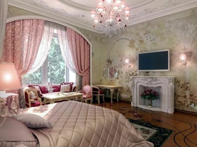 Классический стиль комнаты фото Пин от пользователя INA Boldaniuc на доске Дизайн Дизайн интерьера спальни, Диза