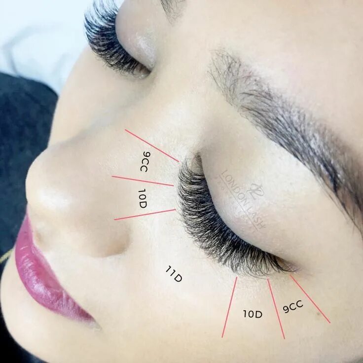 Классическое наращивание ресниц фото схема Best Lashes Places To Get Eyelash Extensions Big Fake Lashes Eyelash extensions,