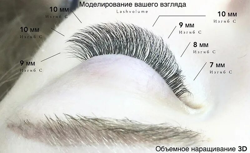 Классическое наращивание ресниц фото схема Технология наращивания ресниц на примере материалов бренда VECTOR