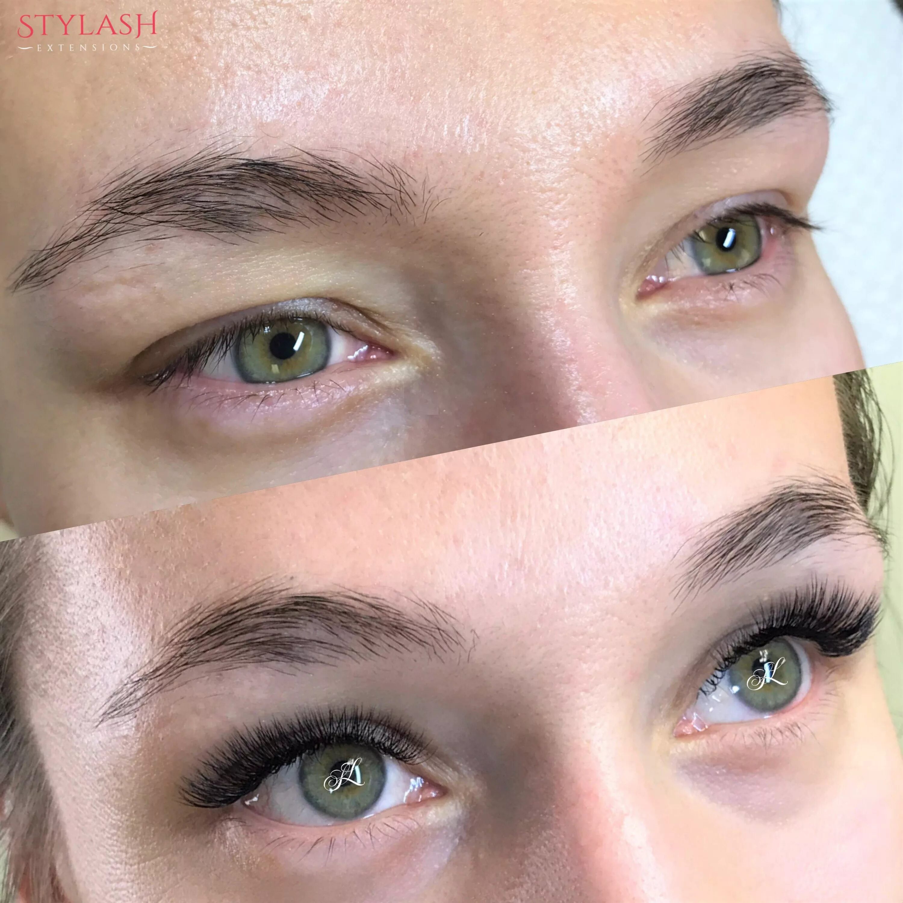 Классическое наращивание ресниц с нависшим веком фото L Curl works great for lifting naturally straight lashes up. Volume 3d #stylashk