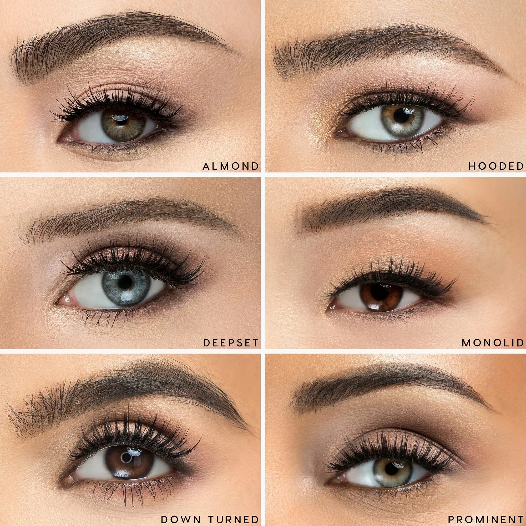 Классическое наращивание ресниц с нависшим веком фото What is your eye shape?? #Monolid , #Prominent, #Almond, #Downturned, #Hooded, o
