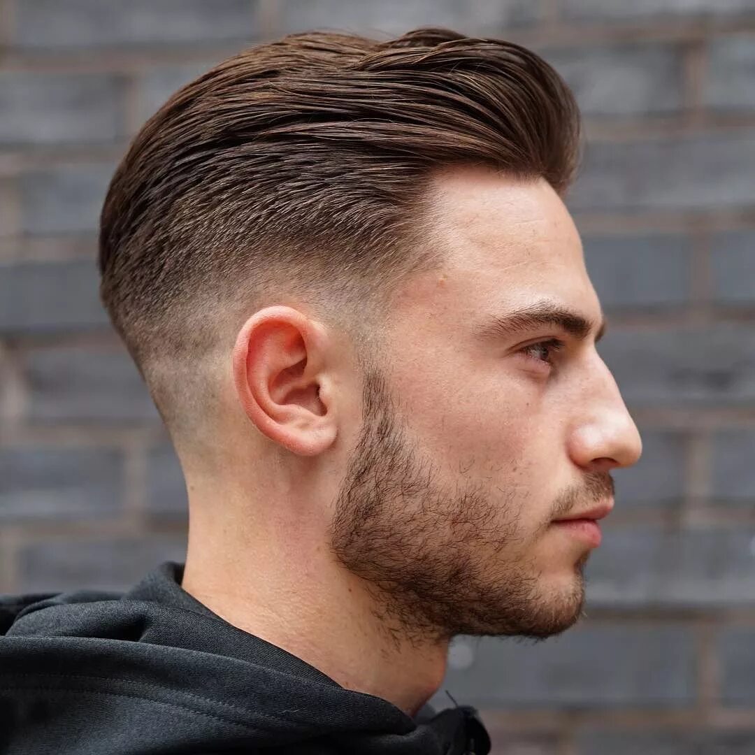 Классик стрижка мужская Instagram photo by * RPB * * May 16, 2016 at 8:15pm UTC Mens hairstyles fade, Fa