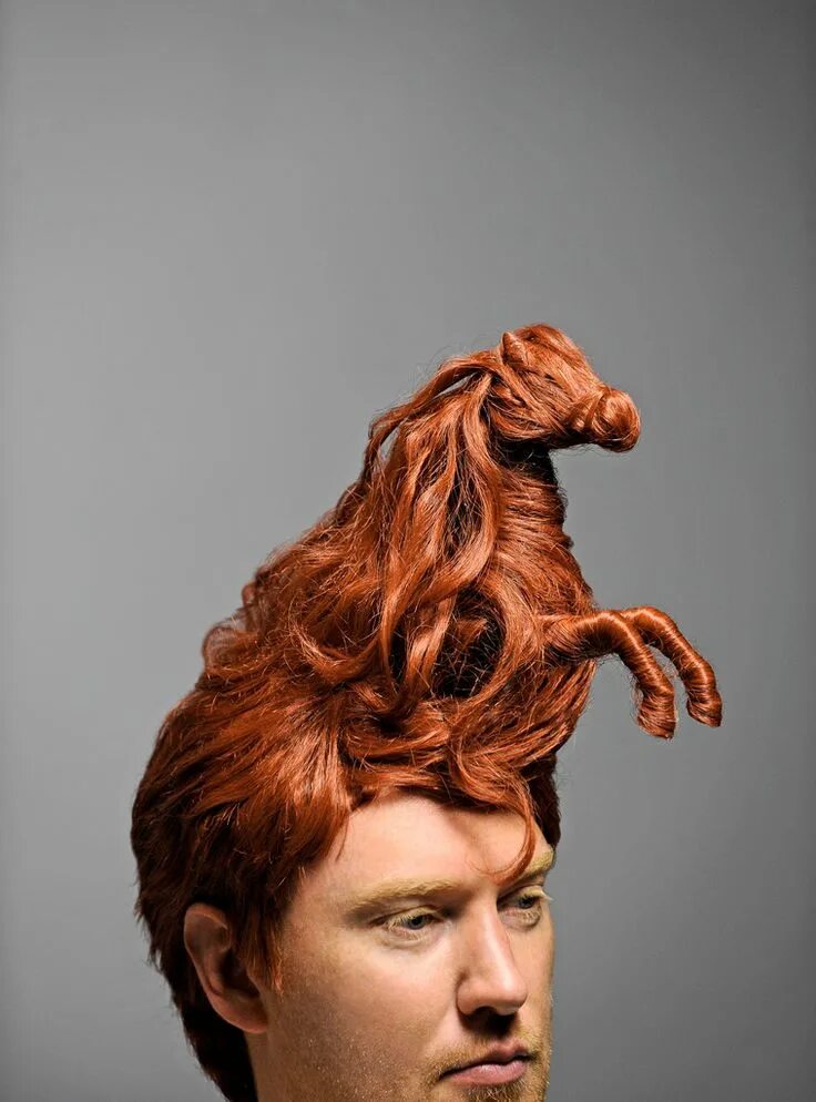 Классная прическа фото Amazing Redheaded Stallion Hairpiece Crazy hair, Hair styles, Horse hair