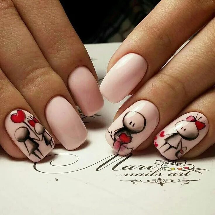 Классные дизайны для маникюра с рисунками #nails #nailswag #nailstagram #nails2inspire #nailsofinstagram #nailsdid #nailso