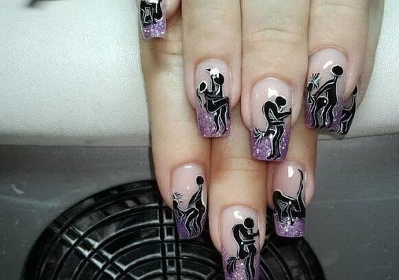 Классные дизайны для маникюра с рисунками Pin on ashhhhhh