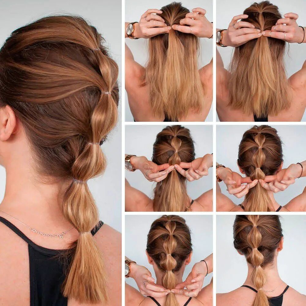 Классные легкие прически Pin su Hairstyles Tutorials