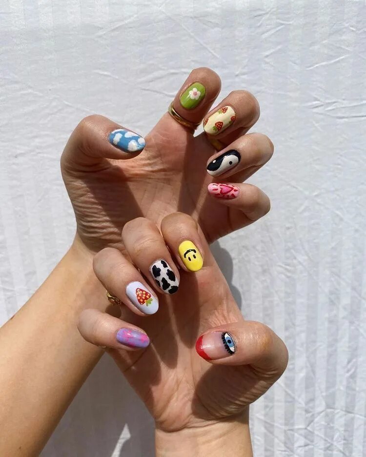 Классные ногти фото Pinterest: sydnee_leann ☼ Hippie nails, Funky nail designs, Nails